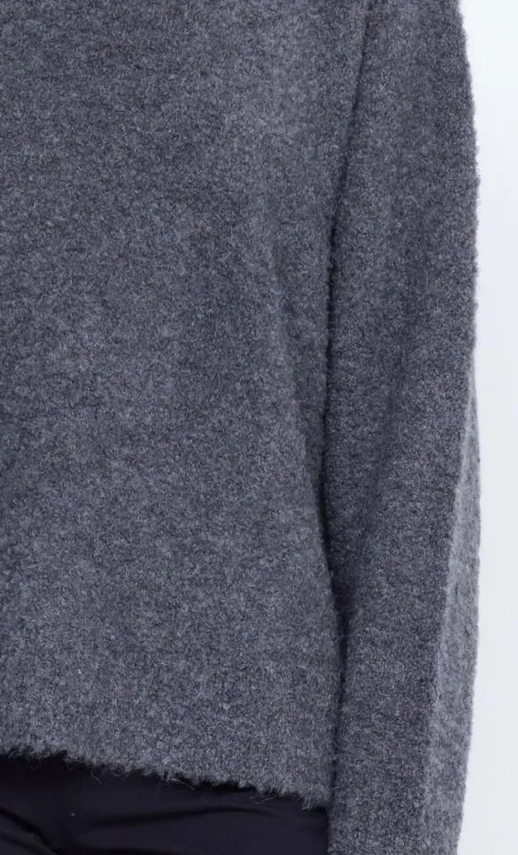 Long Sleeve Shop Bec Bridge Brice Knit Jumper Charcoal