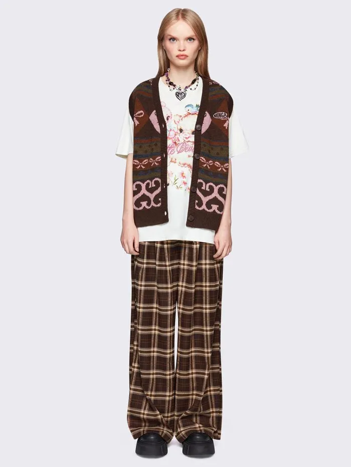 Love Bows Sweater Vest Women Minga London Knitwear Love Bows Sweater Vest Women Minga London Knitwear