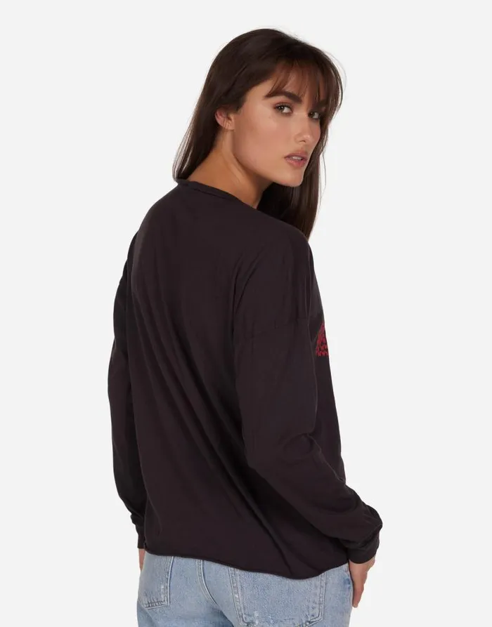 Luella Elements Biting Lip Onyx Women Lauren Moshi Long Sleeve