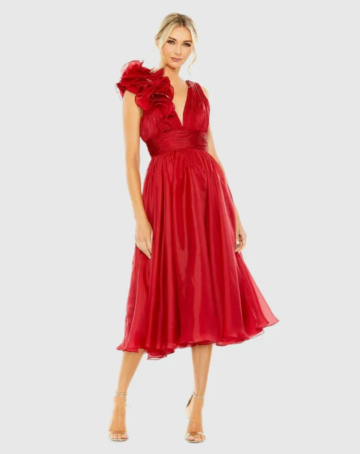 Mac Duggal Cocktail Dresses Women Red Sleeveless Chiffon ALine Tea Length Cocktail Dress Wine Mac Duggal Cocktail Dresses Women Red Sleeveless Chiffon ALine Tea Length Cocktail Dress Wine