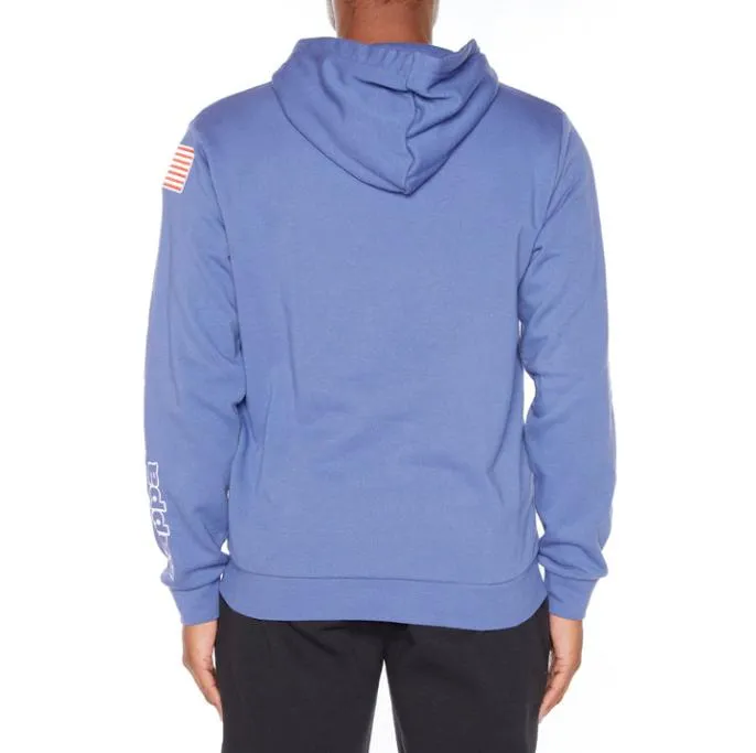 Malmo US Hoodie 8211 Blue Fiord Blue Fiord Men Kappa Hoodies and Sweatshirts