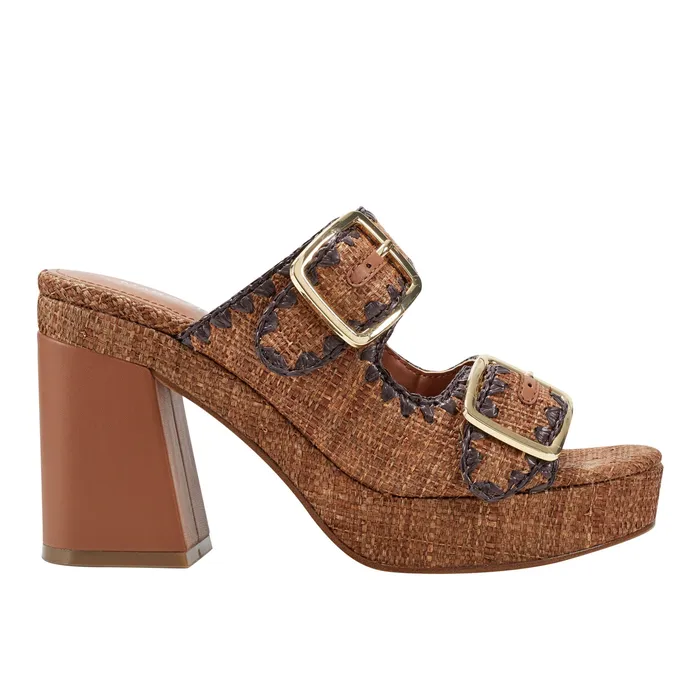 Marc Fisher Sandals Women Dalen Platform Sandal Brown