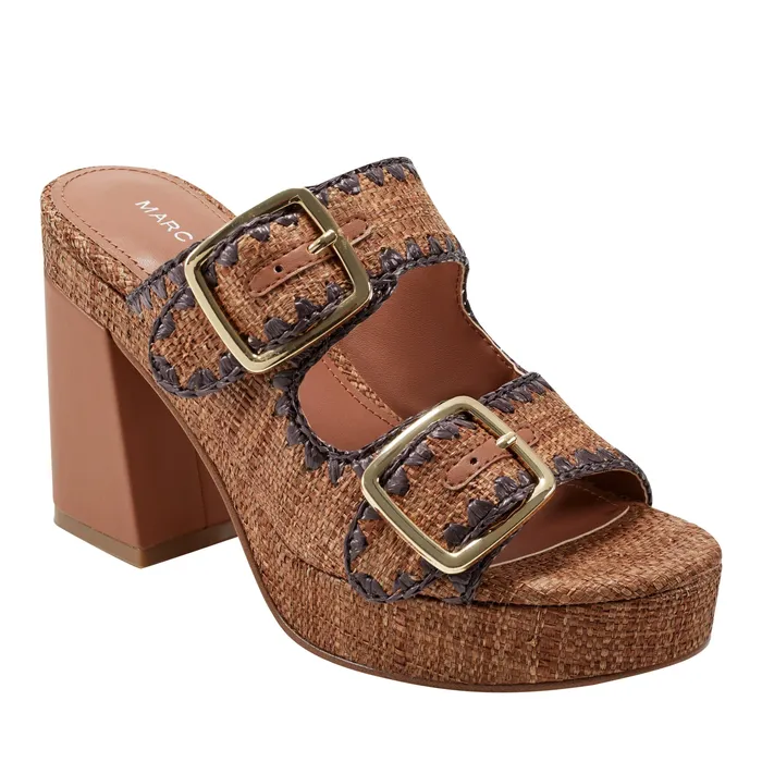 Marc Fisher Sandals Women Dalen Platform Sandal Brown