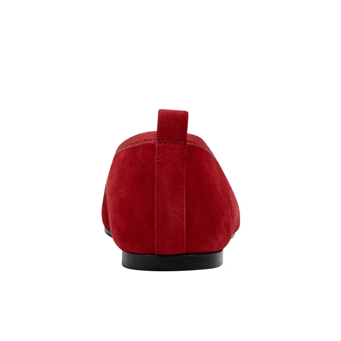 Marc Fisher Ubet Slipon Casual Flat Red Women Loafers and Flats