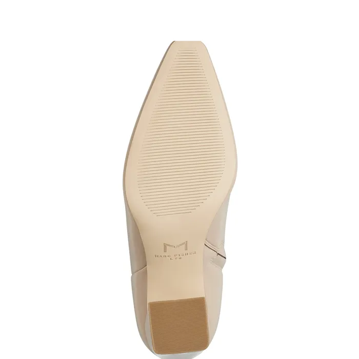 Marc Fisher Yanara Heeled Bootie Natural Leather Women Booties