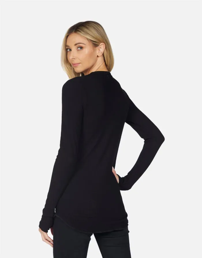 McKinley Ruby Lip Black Women Lauren Moshi Long Sleeve
