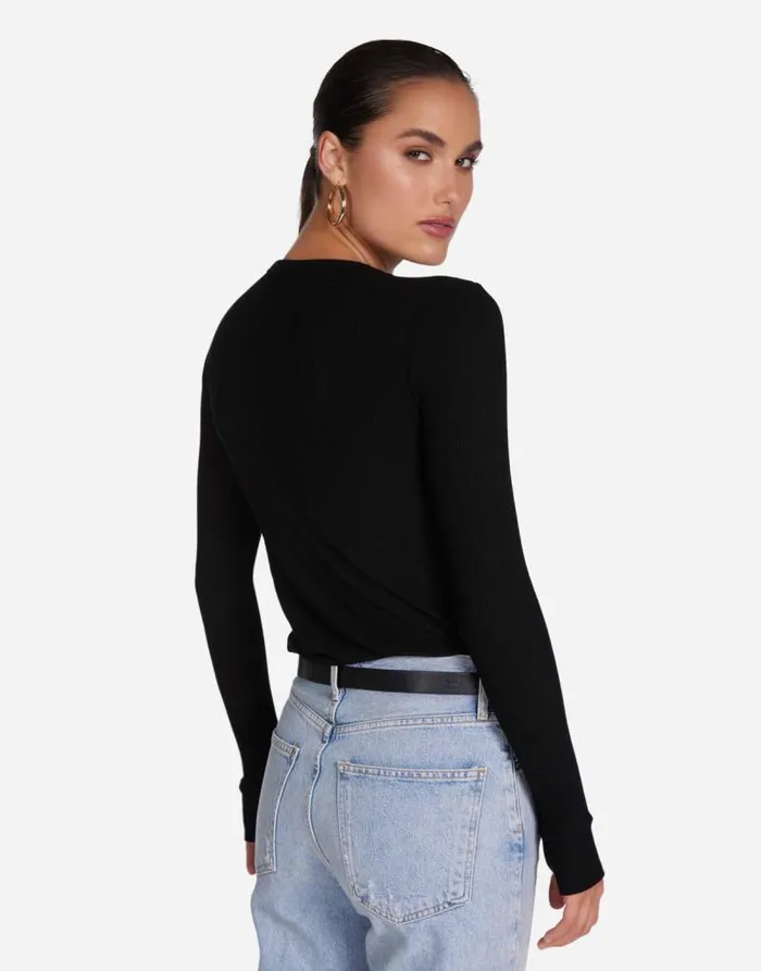 McKinley X Crystal Glam Black Women Lauren Moshi Long Sleeve