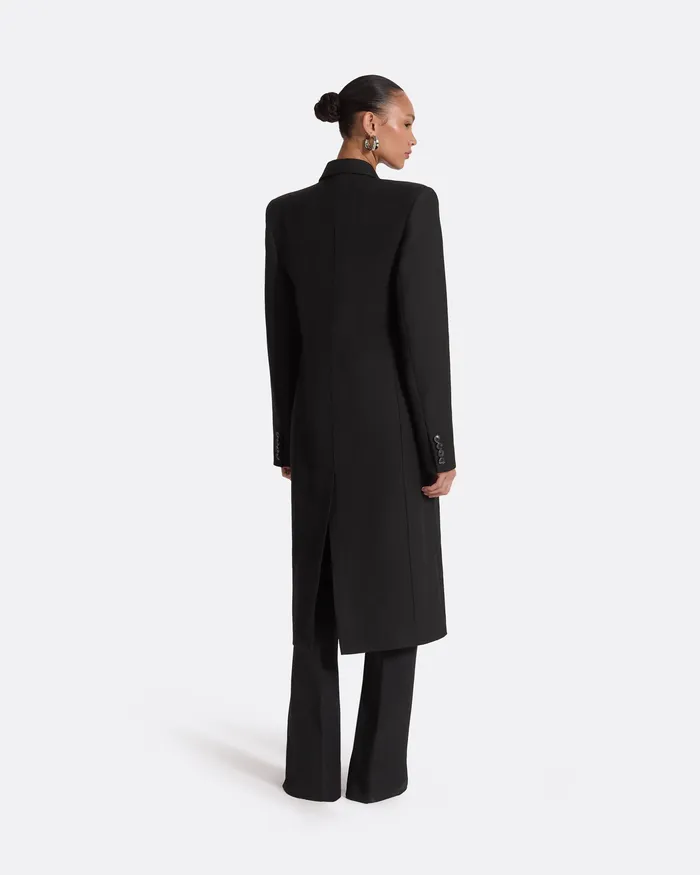 Melisso Black Coat Black Jackets and Coats Safiyaa Women