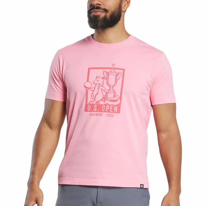 Men 2025 US Open Alt Logo Tee Shirts FootJoy