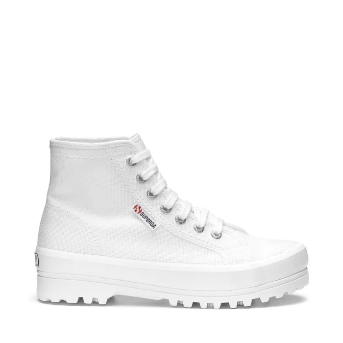 Men Ankle Boots Unisex 2341 ALPINA Laced WHITE Superga Ankle Boots
