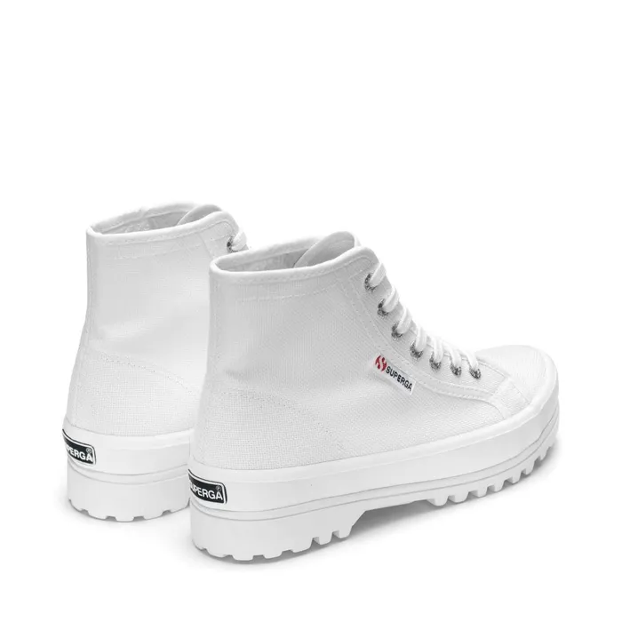 Men Ankle Boots Unisex 2341 ALPINA Laced WHITE Superga Ankle Boots
