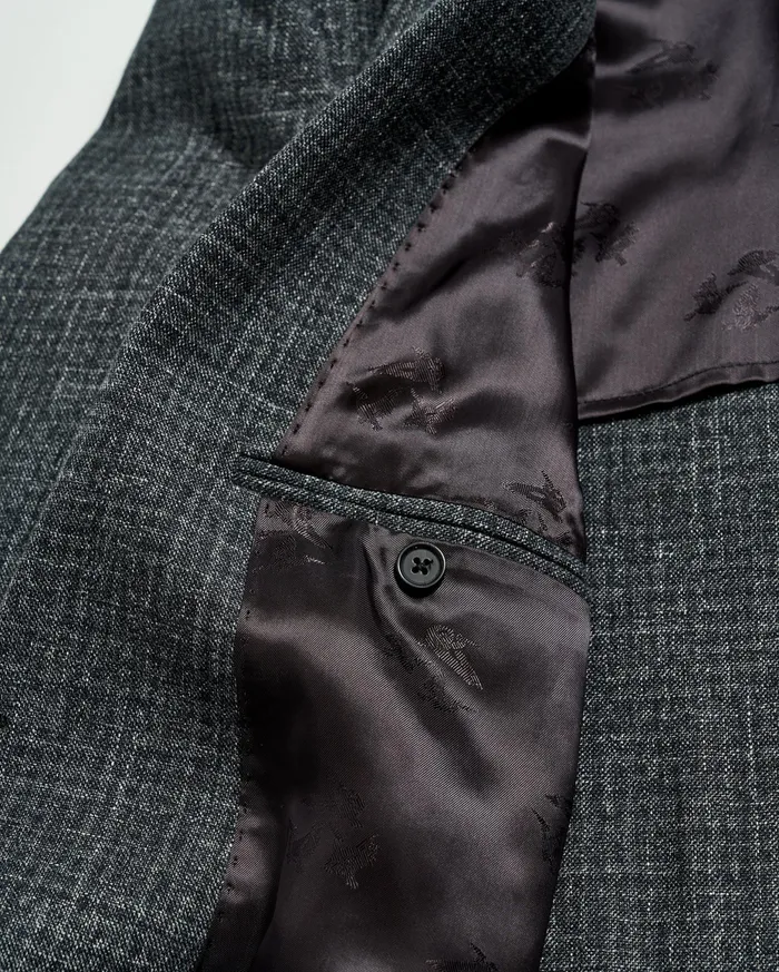 Men Archie Jacket Charcoal Billy Reid Suiting
