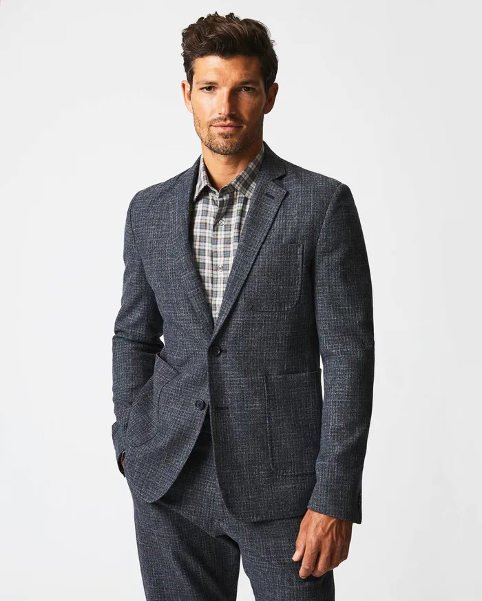 Men Archie Jacket Charcoal Billy Reid Suiting