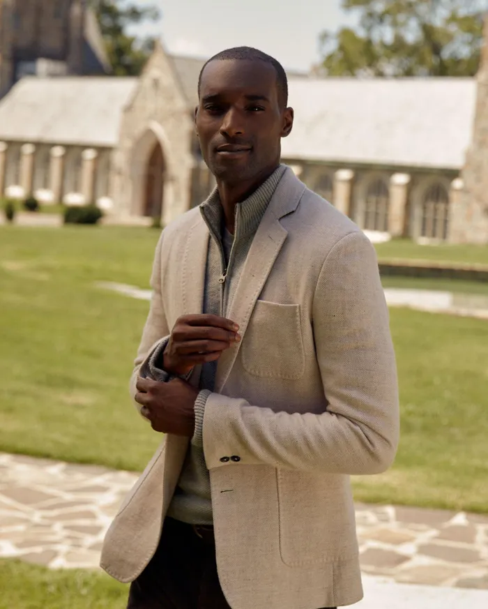 Men Archie Jacket Tan Billy Reid Suiting
