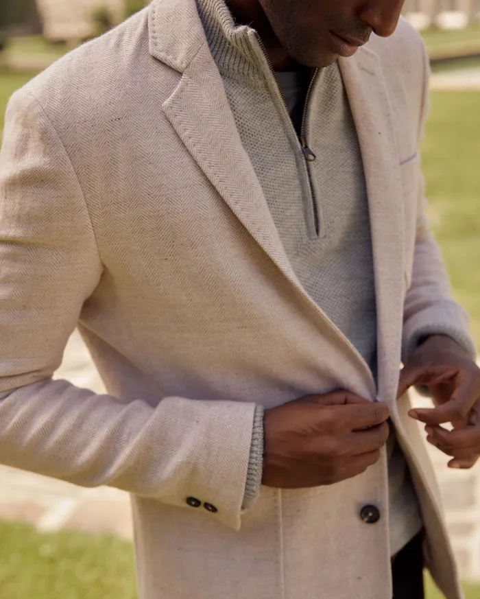 Men Archie Jacket Tan Billy Reid Suiting