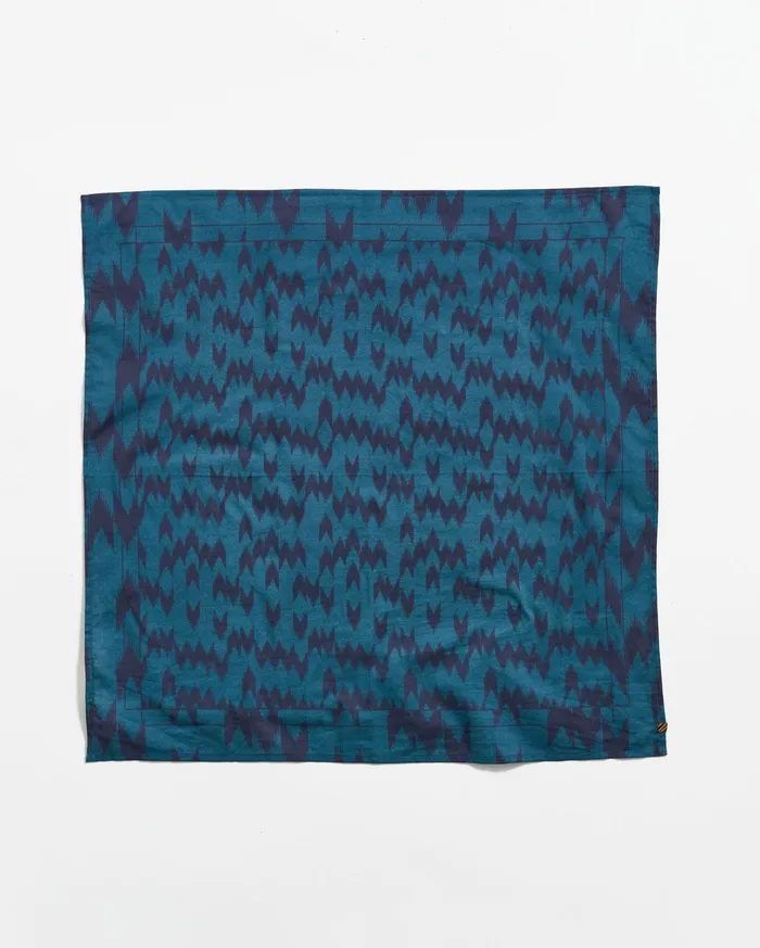 Men Barn Quilt Bandana Blue Billy Reid Accessories