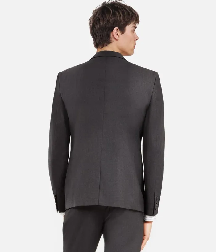 Men Blazers and Suits THE KOOPLES Gray Wool Suit Jacket Cinched Cut Men Blazers and Suits THE KOOPLES Gray Wool Suit Jacket Cinched Cut
