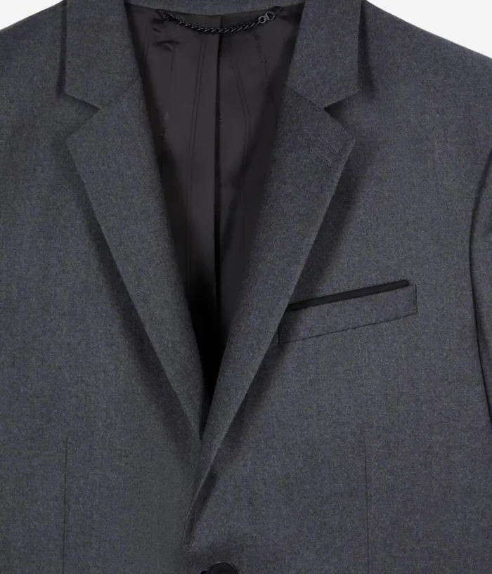 Men Blazers and Suits THE KOOPLES Gray Wool Suit Jacket Cinched Cut Men Blazers and Suits THE KOOPLES Gray Wool Suit Jacket Cinched Cut