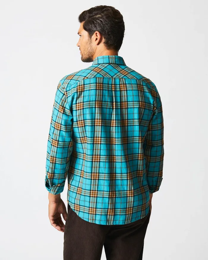 Men Bold Plaid Tuscumbia Shirt Slatemulti Billy Reid Shirting