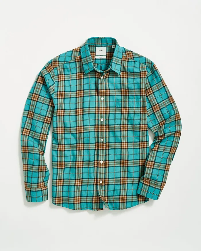 Men Bold Plaid Tuscumbia Shirt Slatemulti Billy Reid Shirting