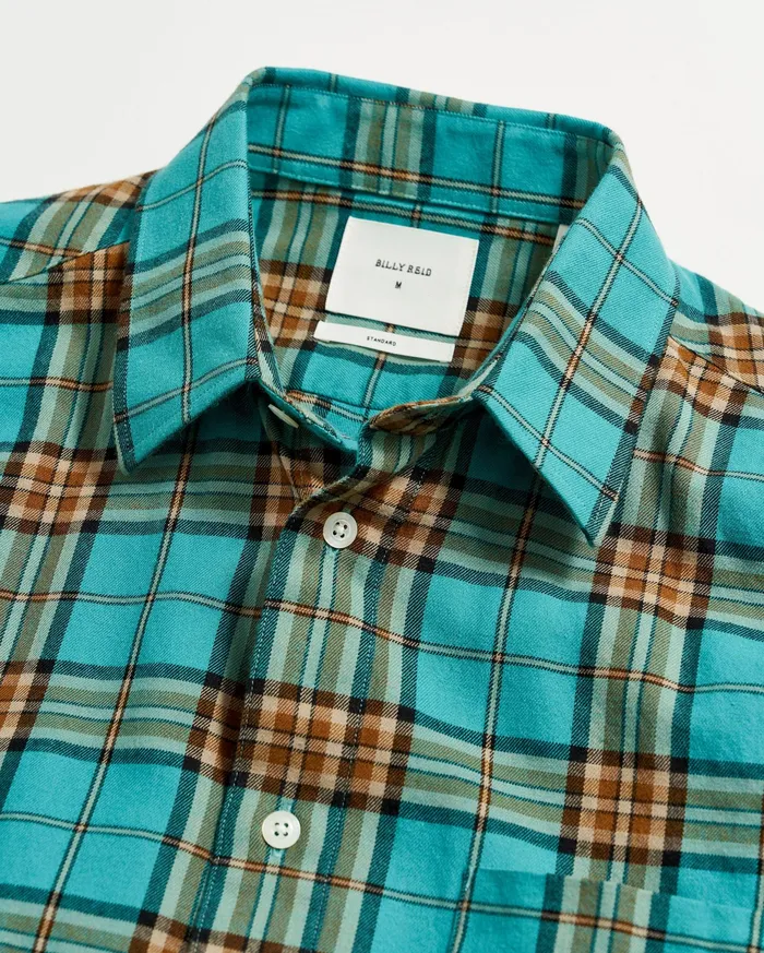 Men Bold Plaid Tuscumbia Shirt Slatemulti Billy Reid Shirting