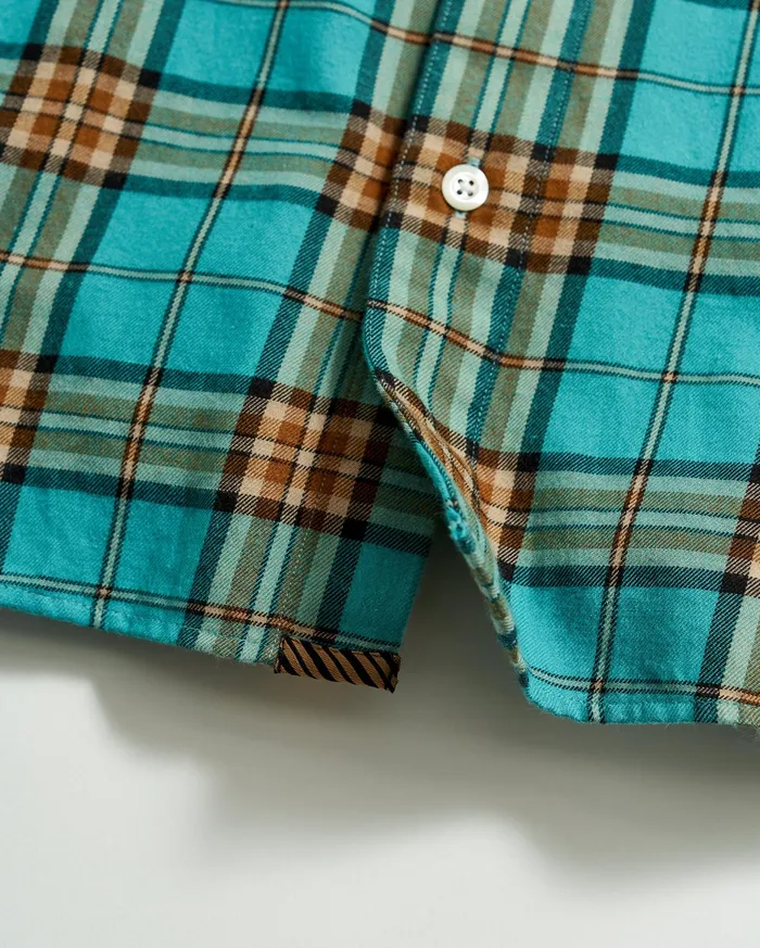 Men Bold Plaid Tuscumbia Shirt Slatemulti Billy Reid Shirting