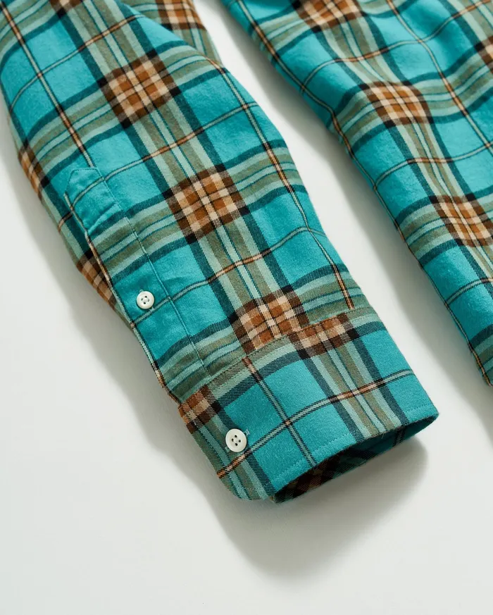Men Bold Plaid Tuscumbia Shirt Slatemulti Billy Reid Shirting