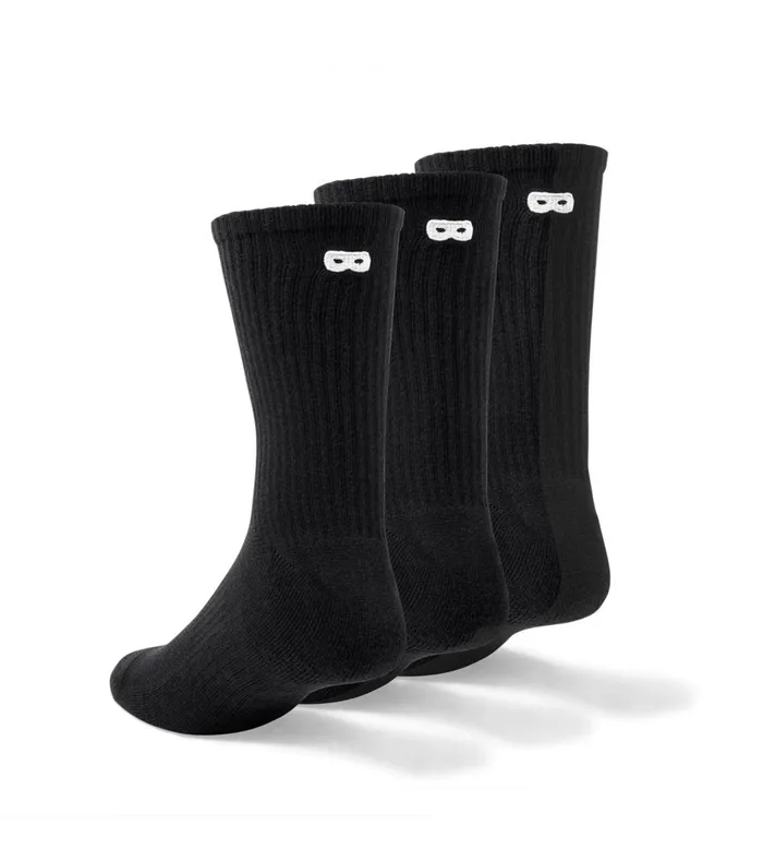 Men Bowo Cushion Crew Black White Socks 3 Pack 1006910050 Pair Of Thieves Crew Men Bowo Cushion Crew Black White Socks 3 Pack 1006910050 Pair Of Thieves Crew