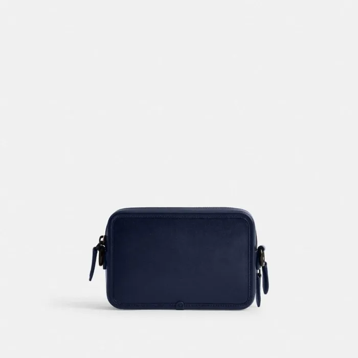 Men Charter Crossbody With Hybrid Pouch Deep Blue Coach Messenger and Crossbody