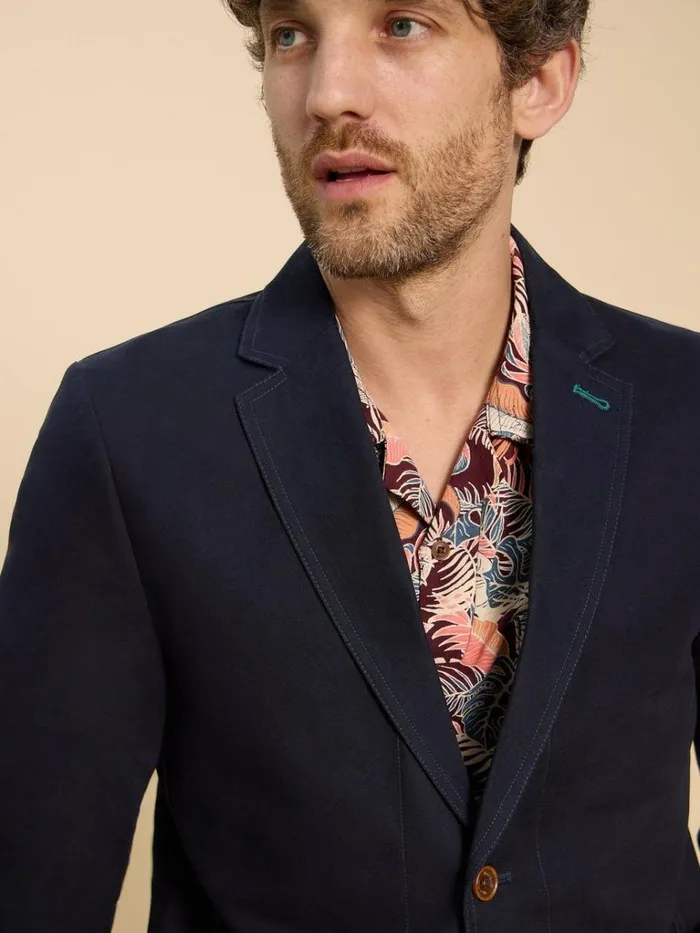 Men COATS and JACKETS White Stuff Chiltern Blazer Dark Navy Men COATS and JACKETS White Stuff Chiltern Blazer Dark Navy