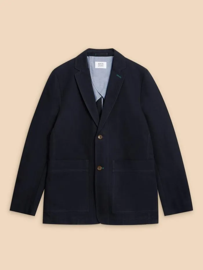 Men COATS and JACKETS White Stuff Chiltern Blazer Dark Navy Men COATS and JACKETS White Stuff Chiltern Blazer Dark Navy