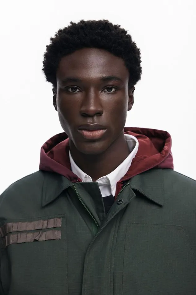 Men Coats And Jackets Desigual Windbreaker With Hood