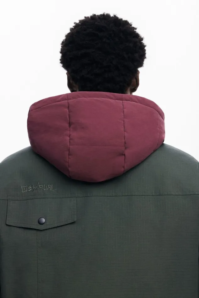 Men Coats And Jackets Desigual Windbreaker With Hood
