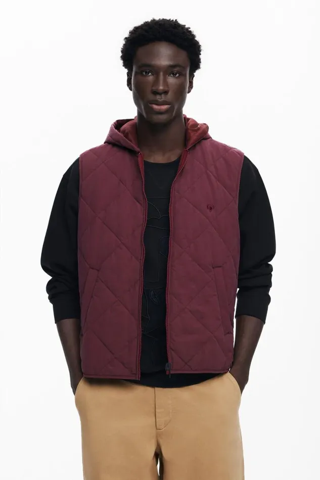 Men Coats And Jackets Desigual Windbreaker With Hood