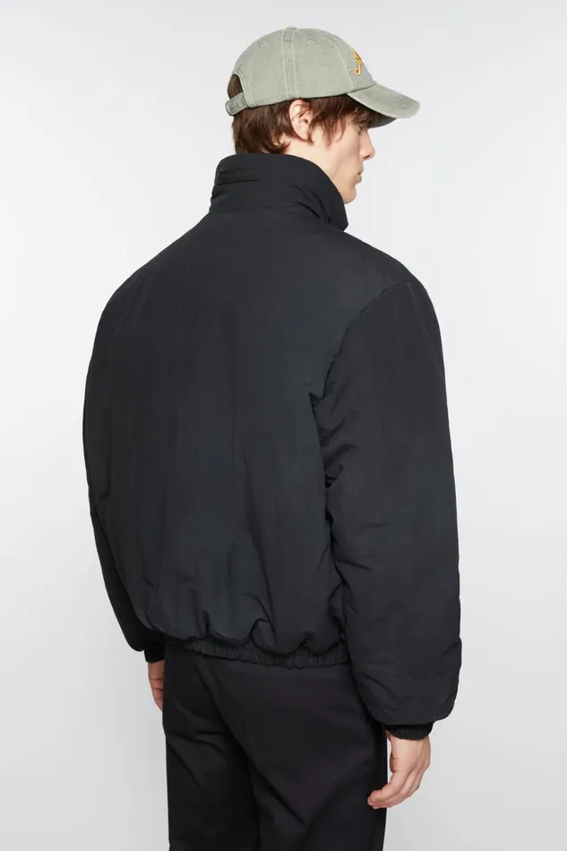 Men Dyed Puffer Jacket Navy Acne Studios Outerwear