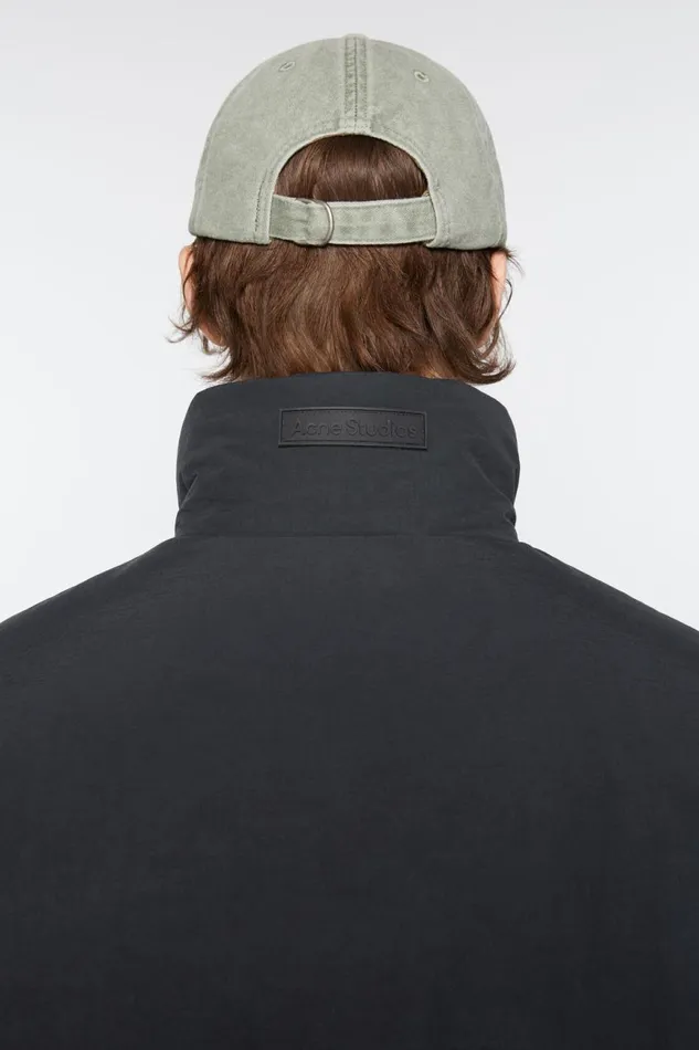 Men Dyed Puffer Jacket Navy Acne Studios Outerwear