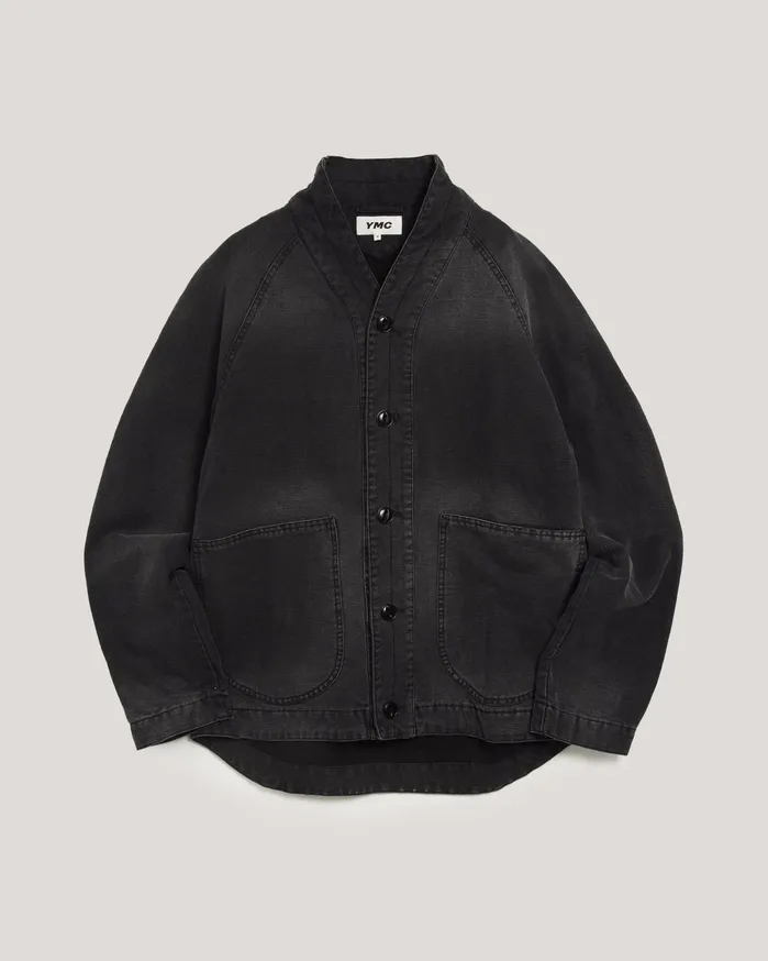 Men Erkin Jacket Washed Black YMC Outerwear