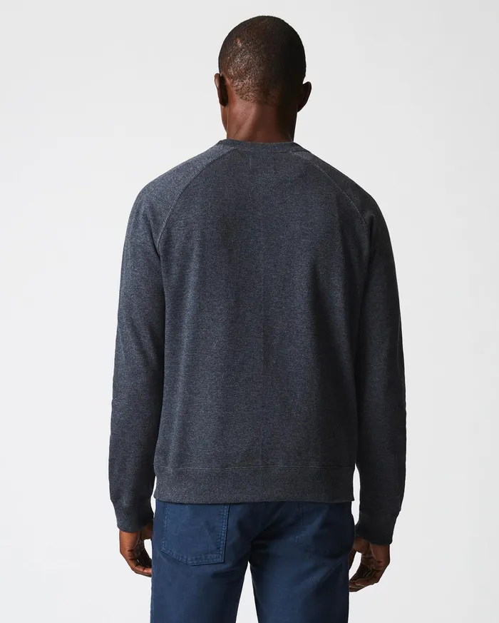 Men Football Crew Grey Billy Reid Sweaters and Sweatshirts