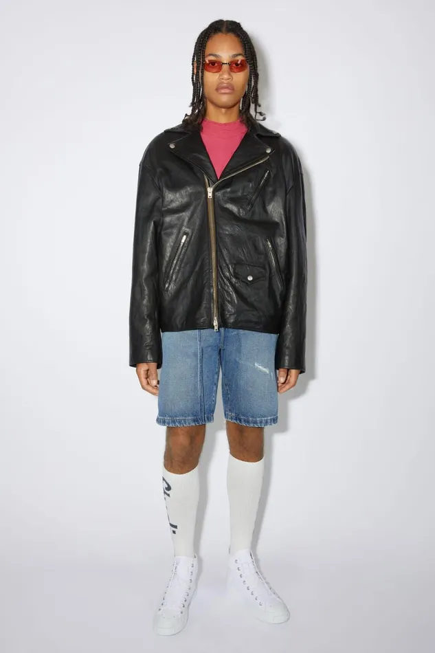 Men High Top Sneakers Optic White Acne Studios Shoes