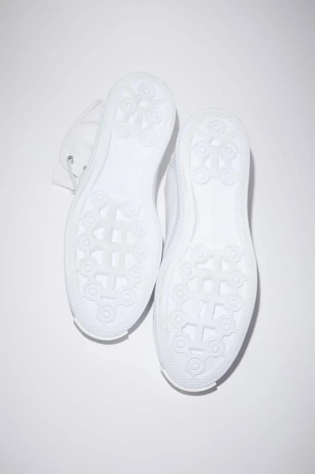 Men High Top Sneakers Optic White Acne Studios Shoes