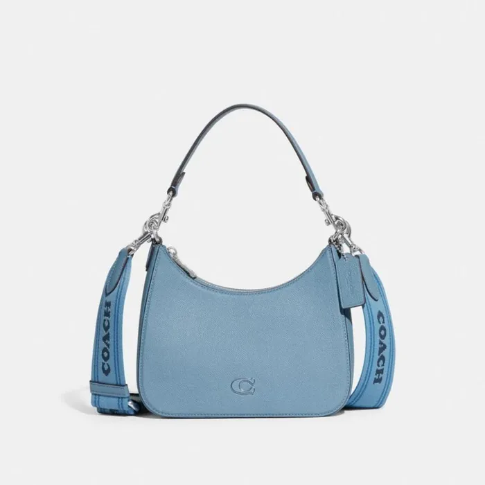 Men Hobo Crossbody With Signature Canvas Detail Pool Coach Messenger and Crossbody