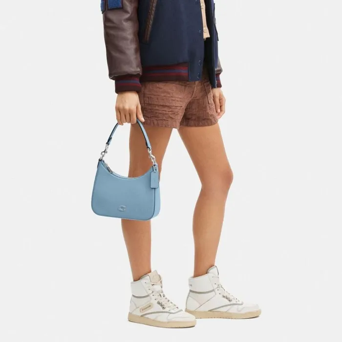 Men Hobo Crossbody With Signature Canvas Detail Pool Coach Messenger and Crossbody Men Hobo Crossbody With Signature Canvas Detail Pool Coach Messenger and Crossbody
