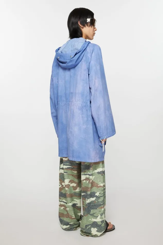 Men Hooded Jacket Sweet Blue Acne Studios Outerwear
