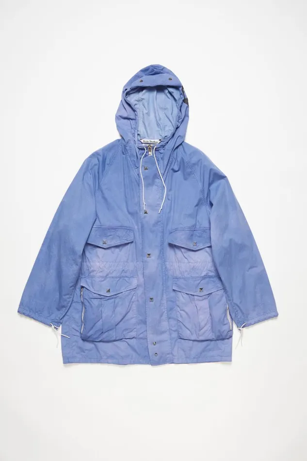 Men Hooded Jacket Sweet Blue Acne Studios Outerwear