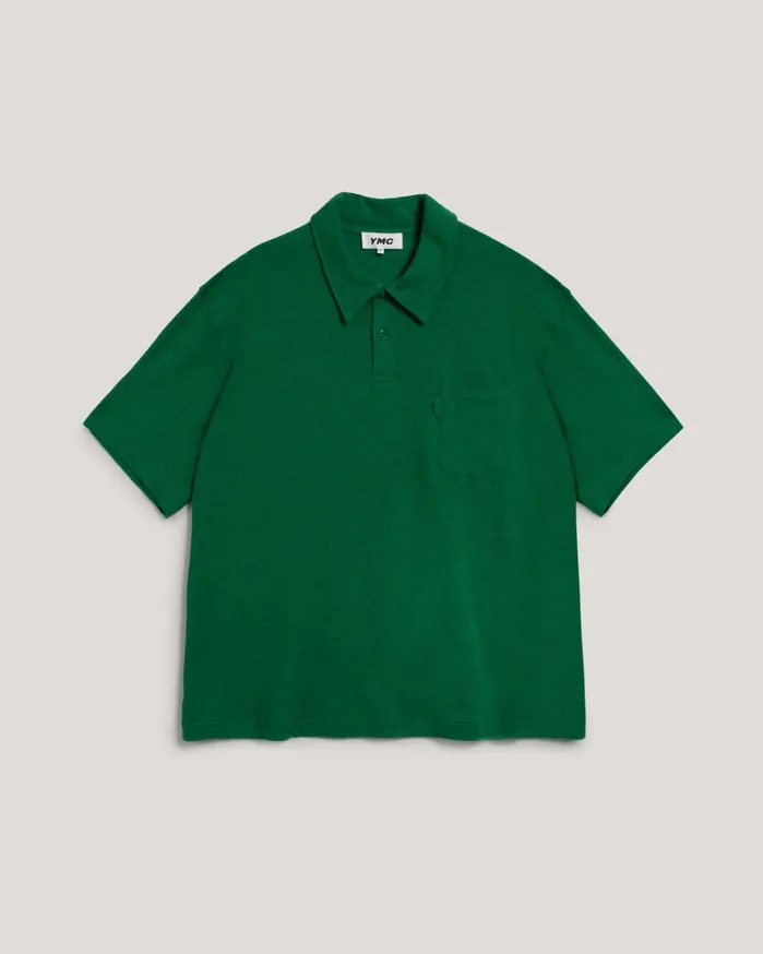 Men Ivy Polo Top Green YMC Tops and TShirts