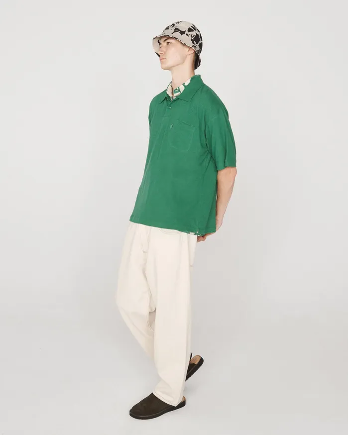 Men Ivy Polo Top Green YMC Tops and TShirts