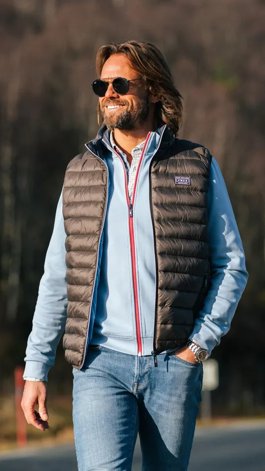 Men Jackets NZA New Zealand Auckland Brown Padded Vest 8211 Mud Men Jackets NZA New Zealand Auckland Brown Padded Vest 8211 Mud