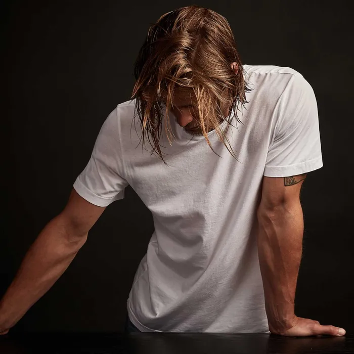 MEN James Perse CLASSICS Short Sleeve Crew Neck White