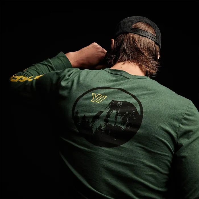 MEN James Perse GRAPHICS YOSEMITE Long Sleeve Crew Neck Rugby