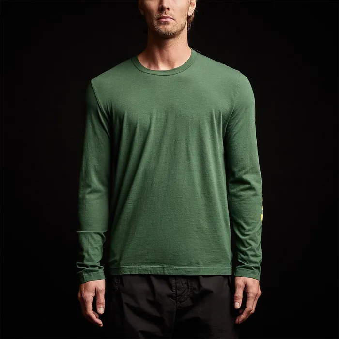 MEN James Perse GRAPHICS YOSEMITE Long Sleeve Crew Neck Rugby